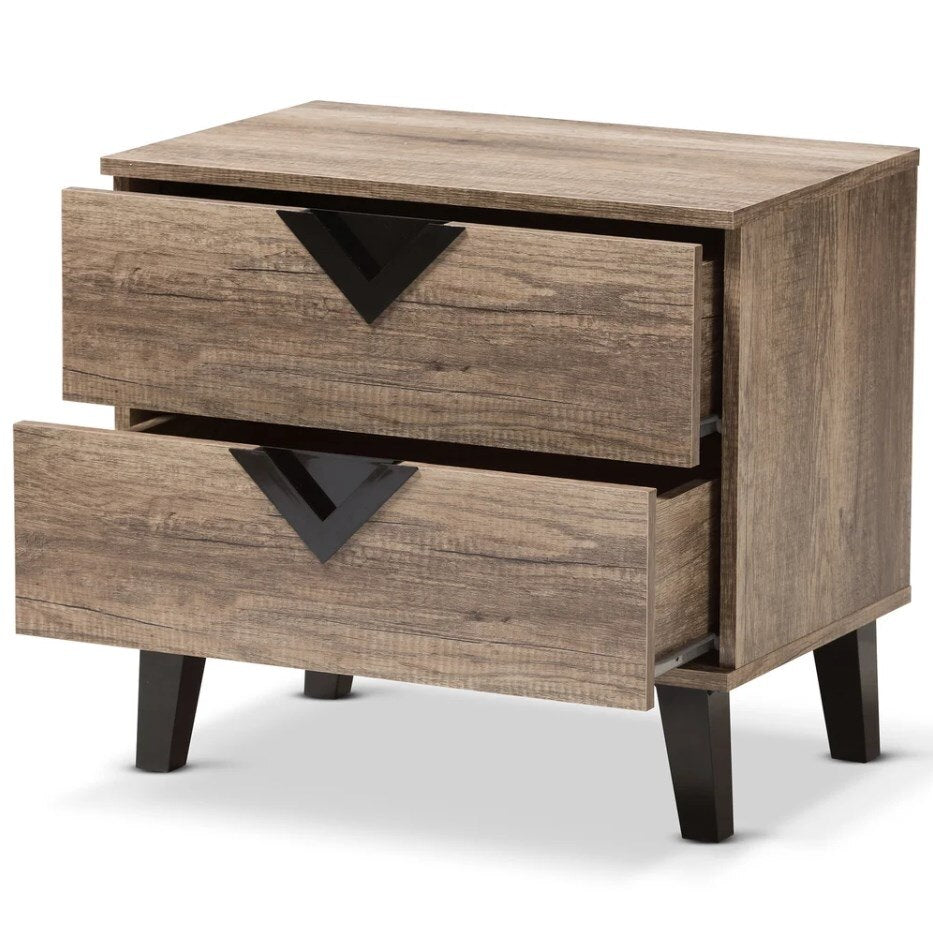 Contemporary Wood Nightstand for Bedrooms or livingroom