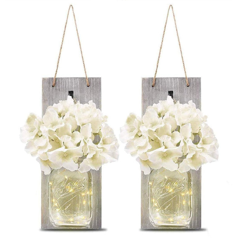 LED Wall Light Jar Lantern Lamp