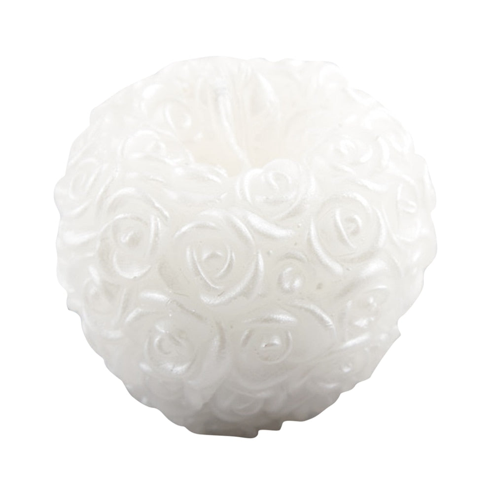 Rose Flower Shaped Scented Candle Ball