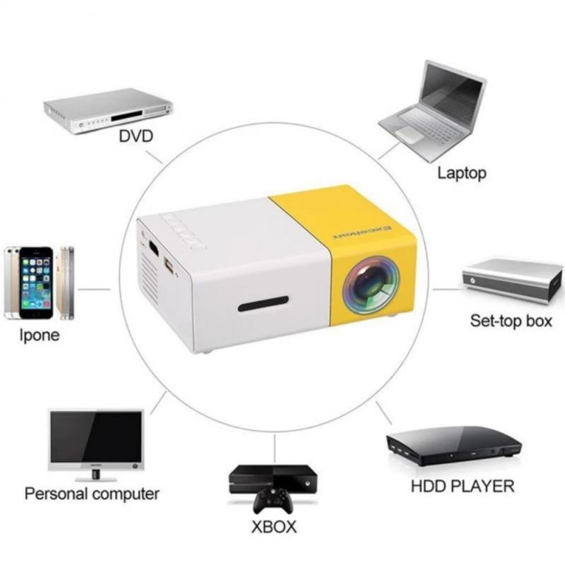 LED USB Mini Projector Home Media Player