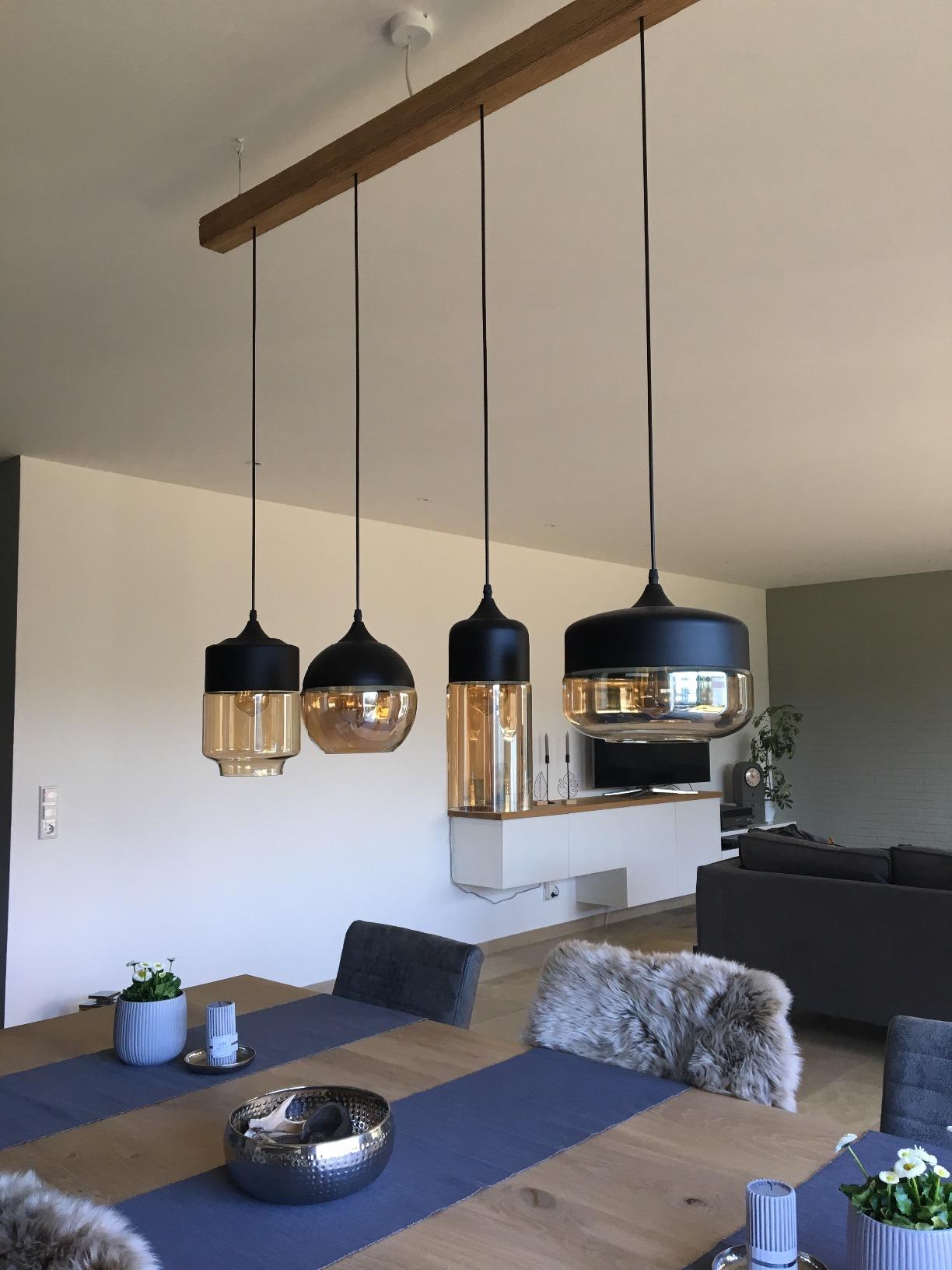 Modern hanging LED indoor lighting