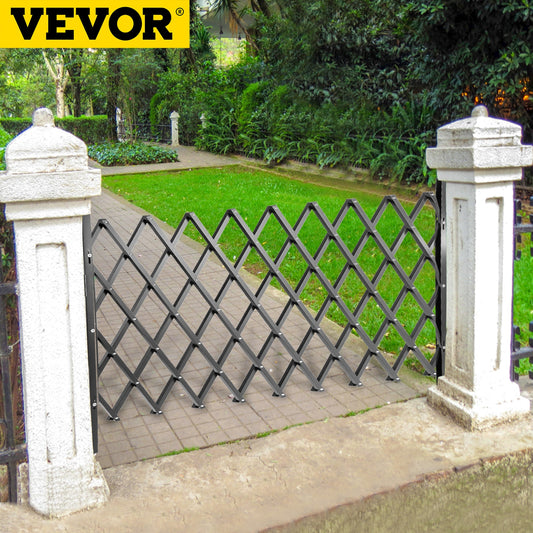 Folding Steel Expanding Accordion Security Gate w/Lock