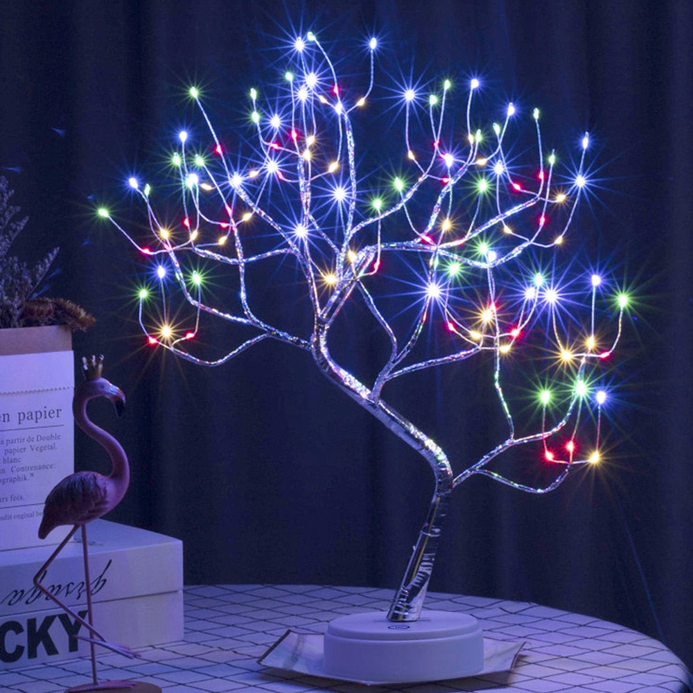 Artificial LED Lighted Bonsai Tree