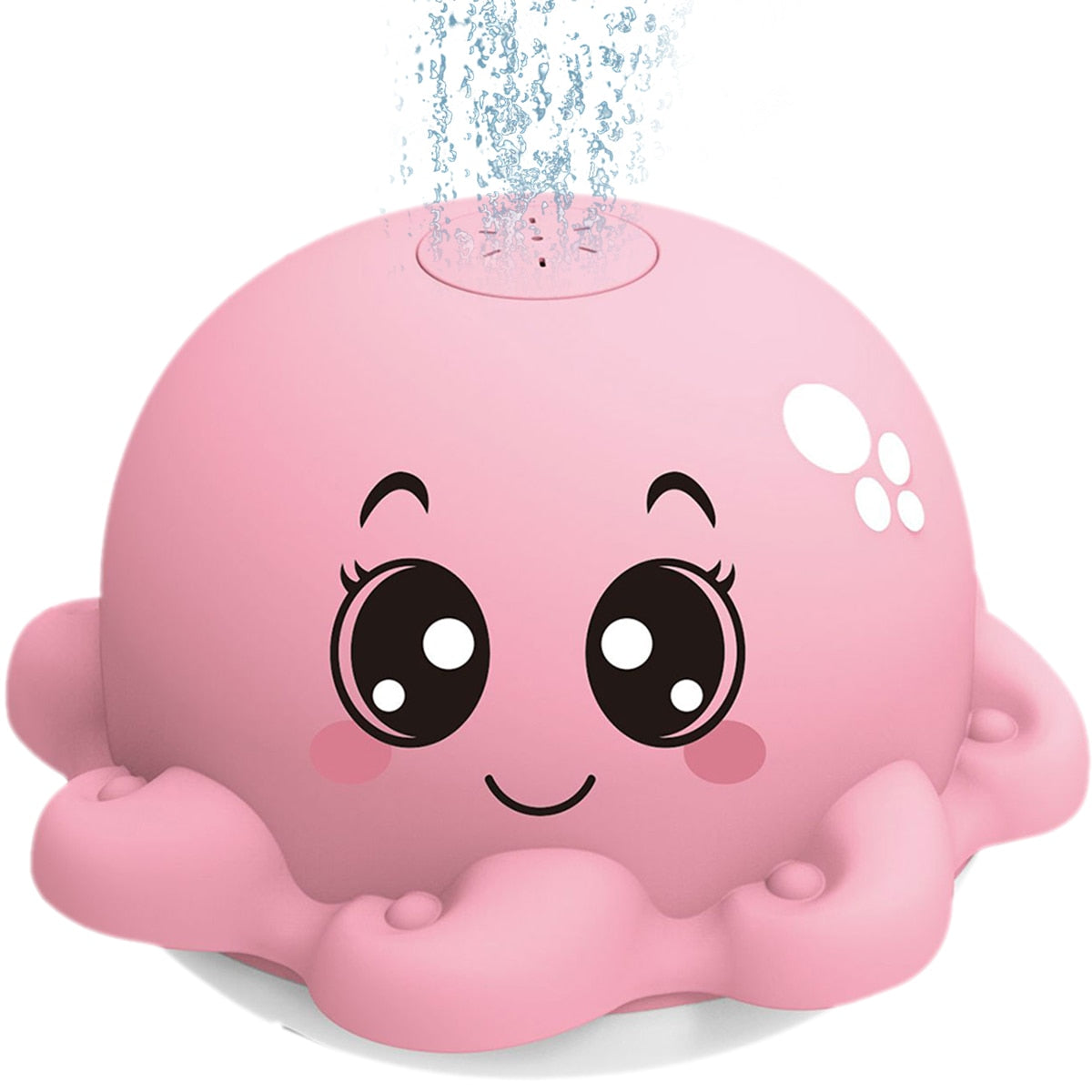 Baby Bath Flashing Light Water Octopus Spray