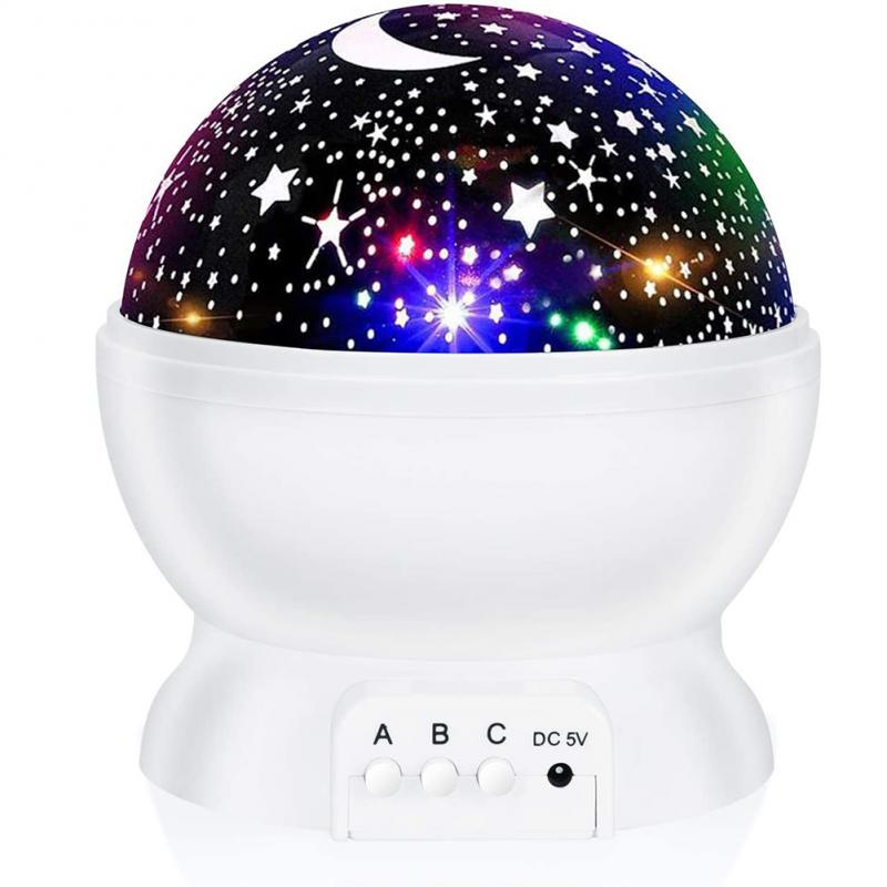 Galaxy Projector Starry Rotating LED Night Light