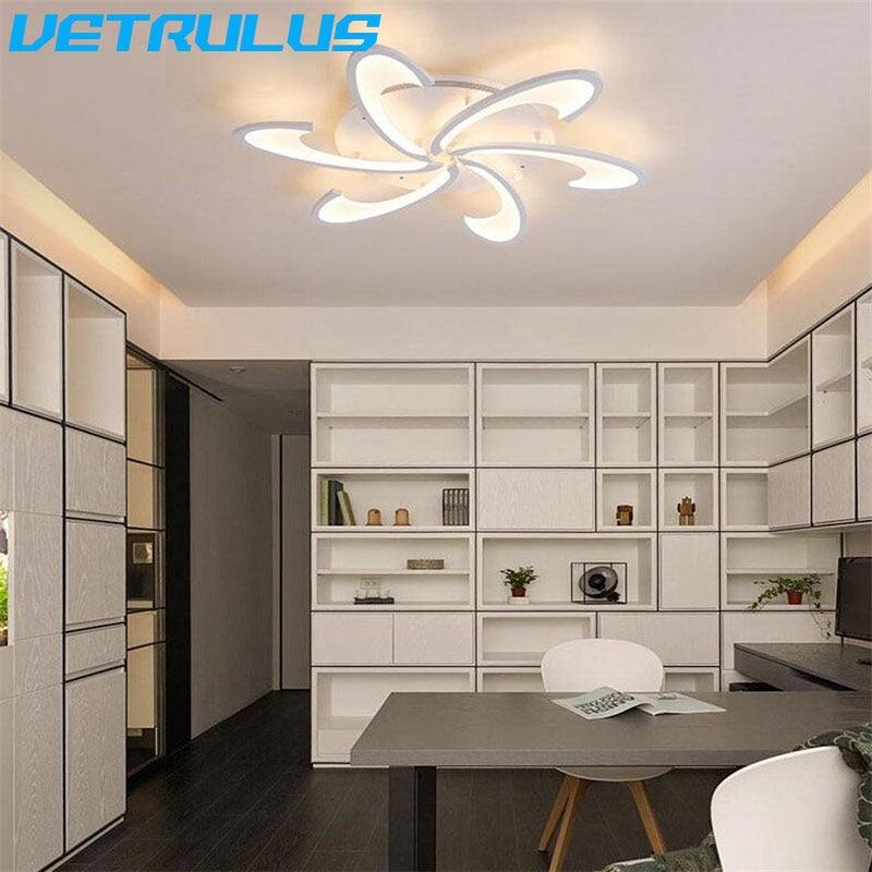 Modern Acrylic Led Chandelier Ceiling Light Fixtures