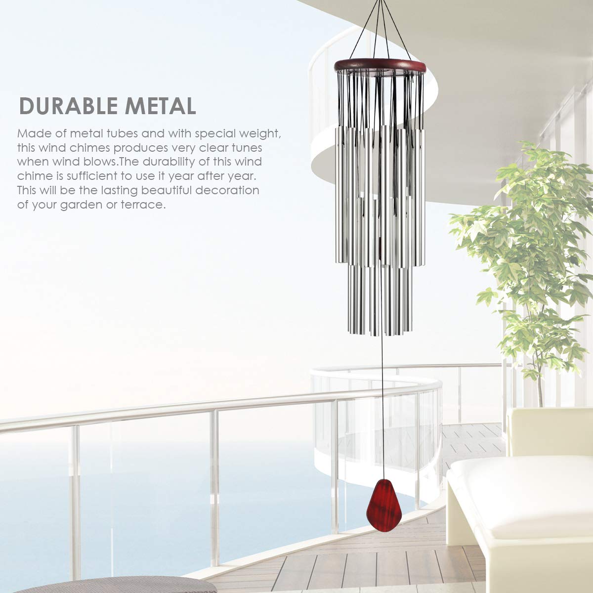 Hanging Wind Chimes 27 tubes