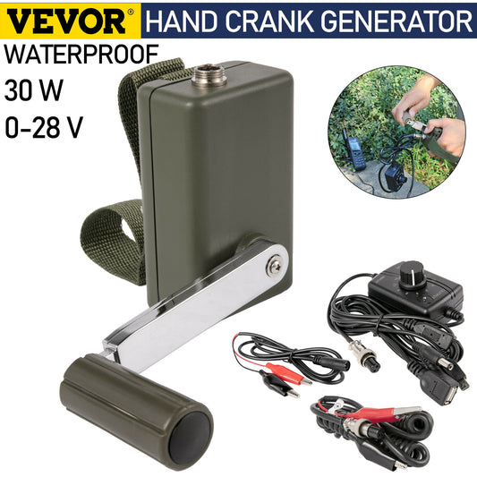 Waterproof Hand Crank Generator