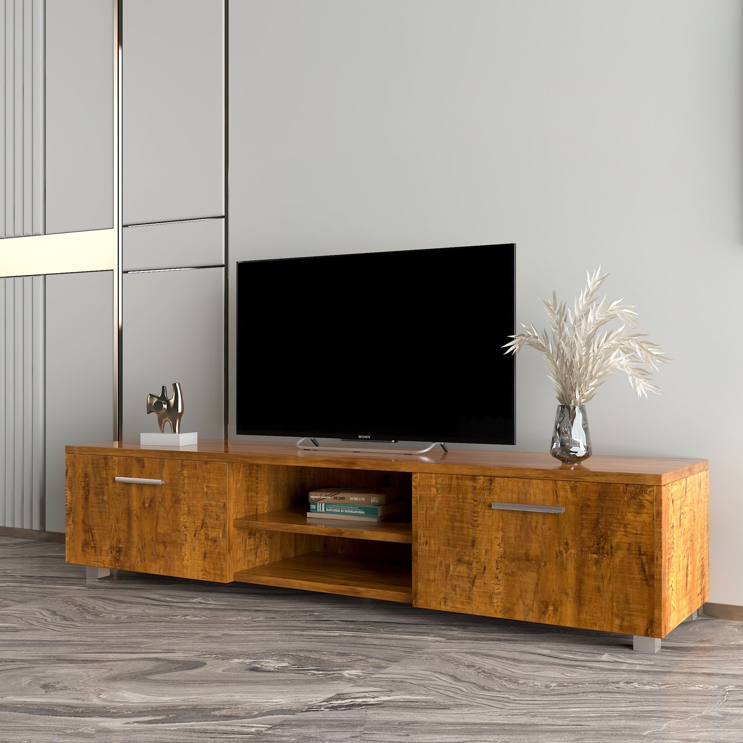 TV Stand with Storage Space 4 Colors