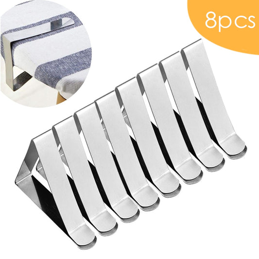 6 or 8PCS Stainless Steel Tablecloth Clamps