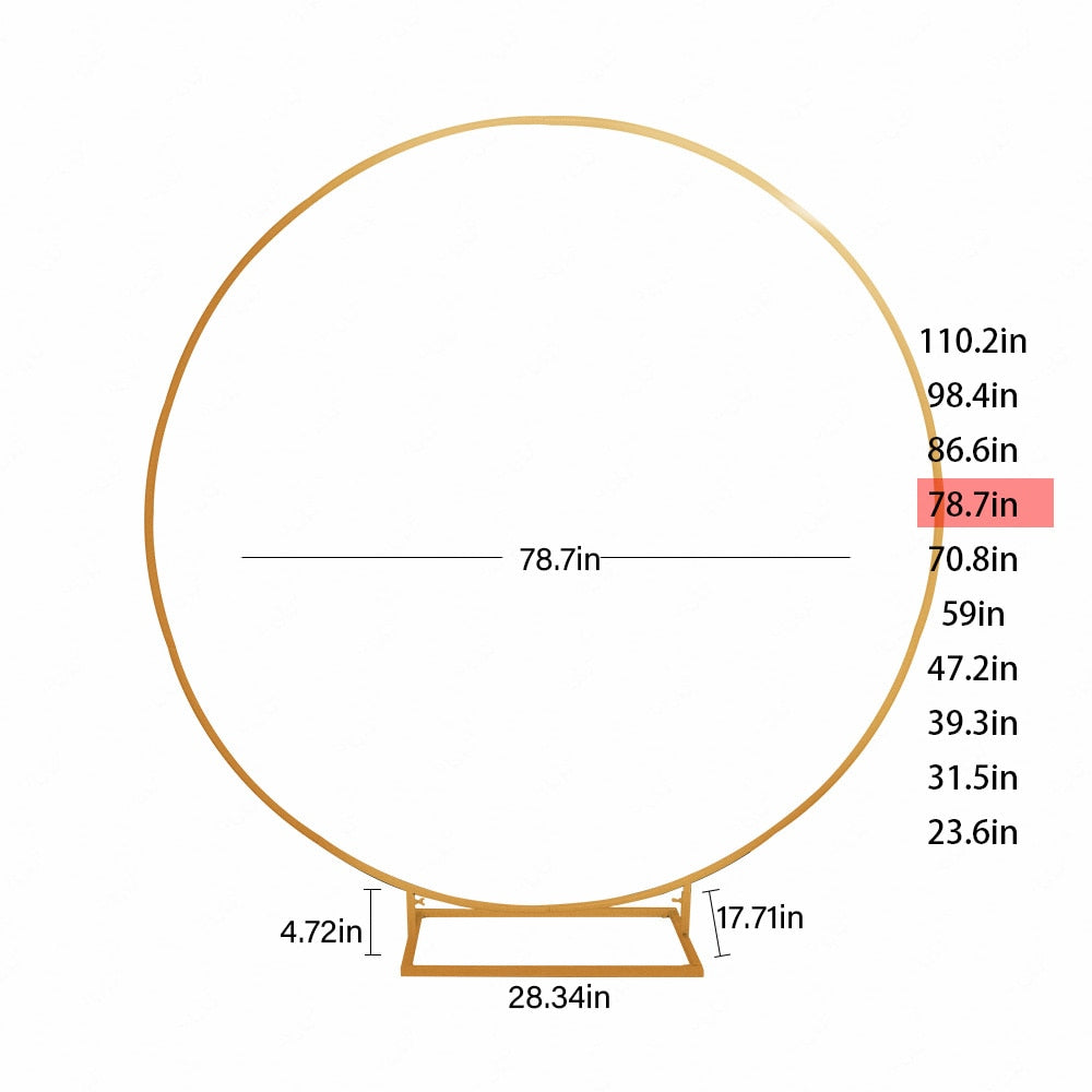 Wedding Arch Kit (Round Hexagon Oval)