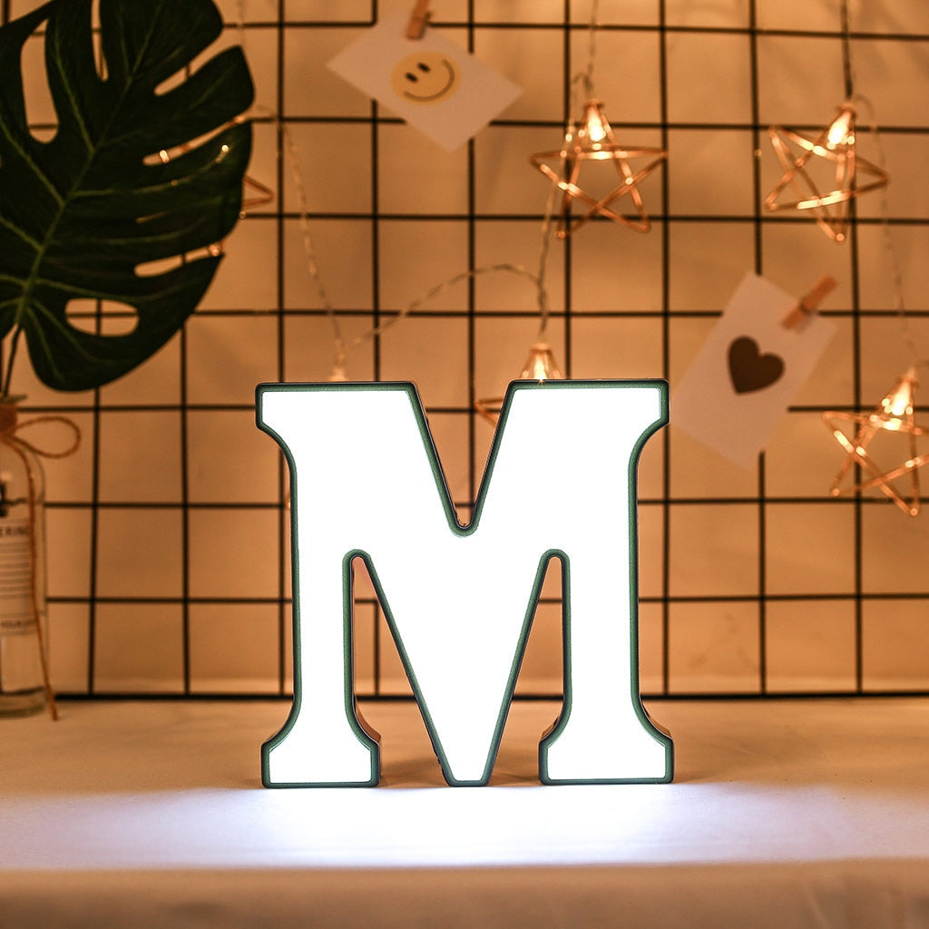 LED Letter Light Decor