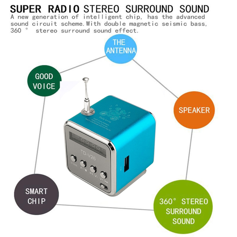 Universal Mini Digital FM Radio