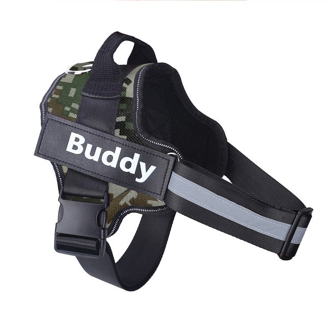 Personalized Reflective Dog Harness