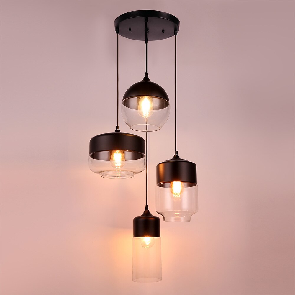 Modern hanging LED indoor lighting