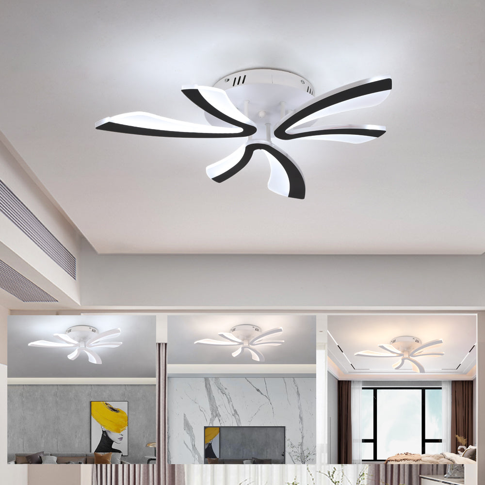 Modern Led Ceiling Light Fixture Dimming Chandelier