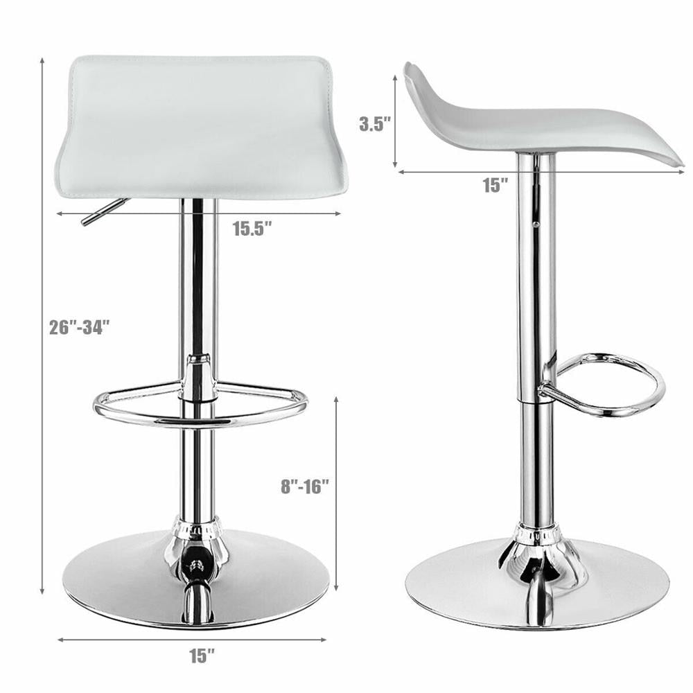 Set of 4 Swivel Bar Stools