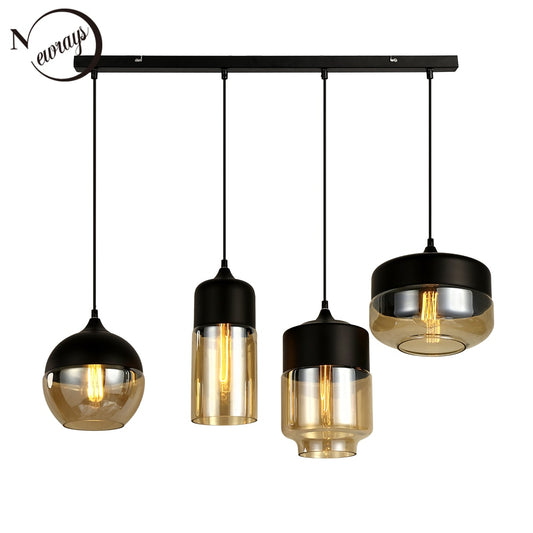 Modern hanging LED indoor lighting