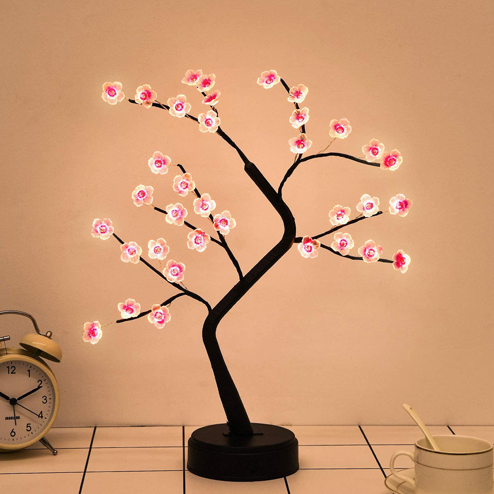 Artificial LED Lighted Bonsai Tree