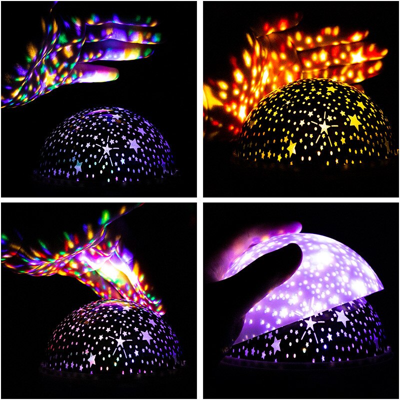 Galaxy Projector Starry Rotating LED Night Light