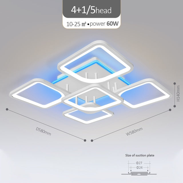 Dimmable LED Modern Ceiling Lighting Fixture