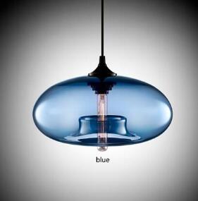 Contemporary hanging 6 Color Glass Lights Fixtures