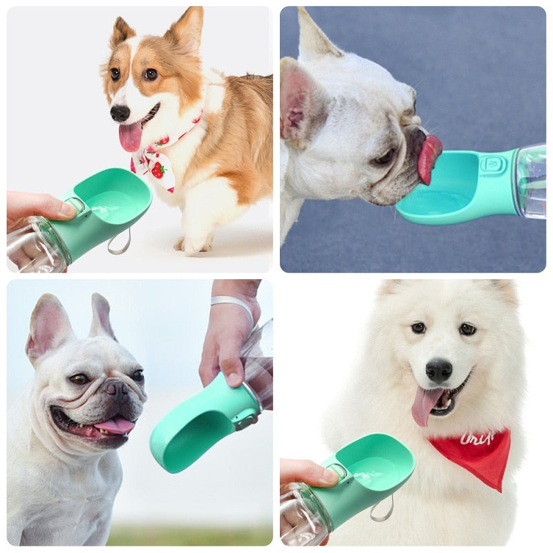 Portable Dog Food and Water Bottle Dispenser