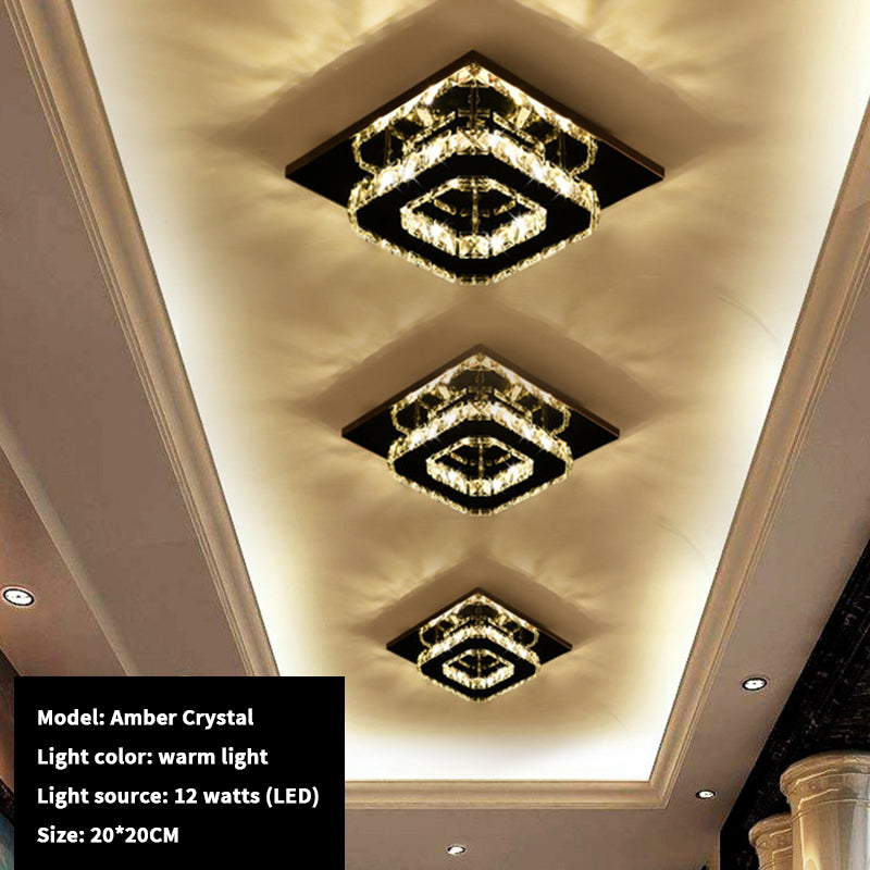 Modern Decorative Crystals Ceiling Light Fixture