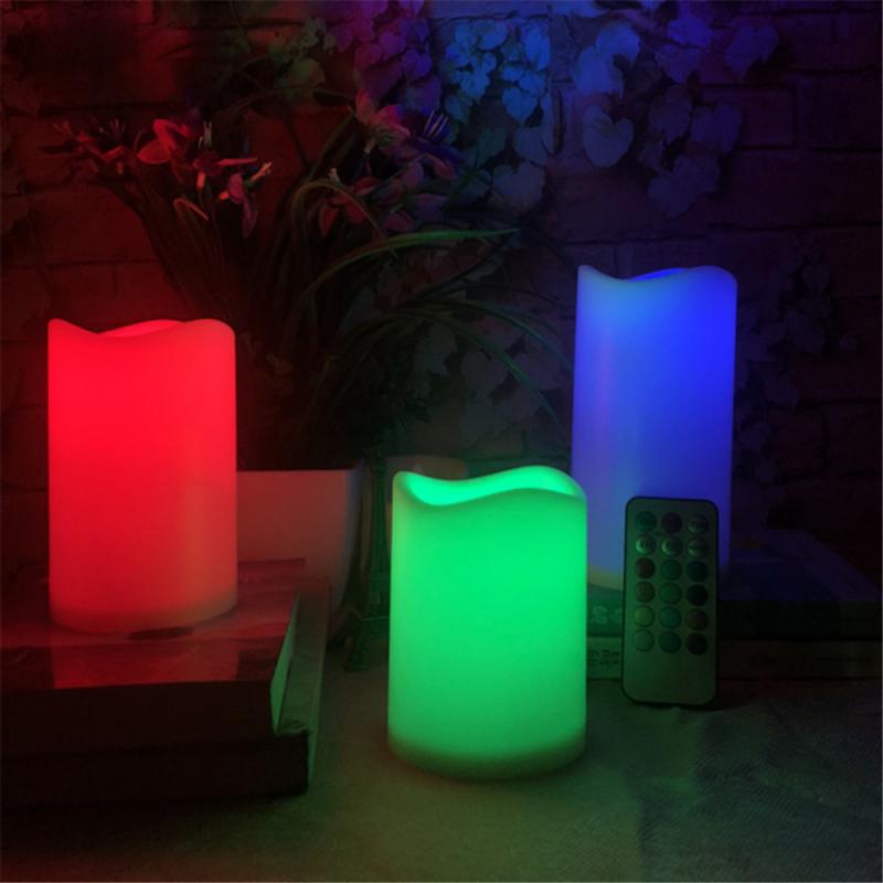 Remote Control LED Flameless Candle Set