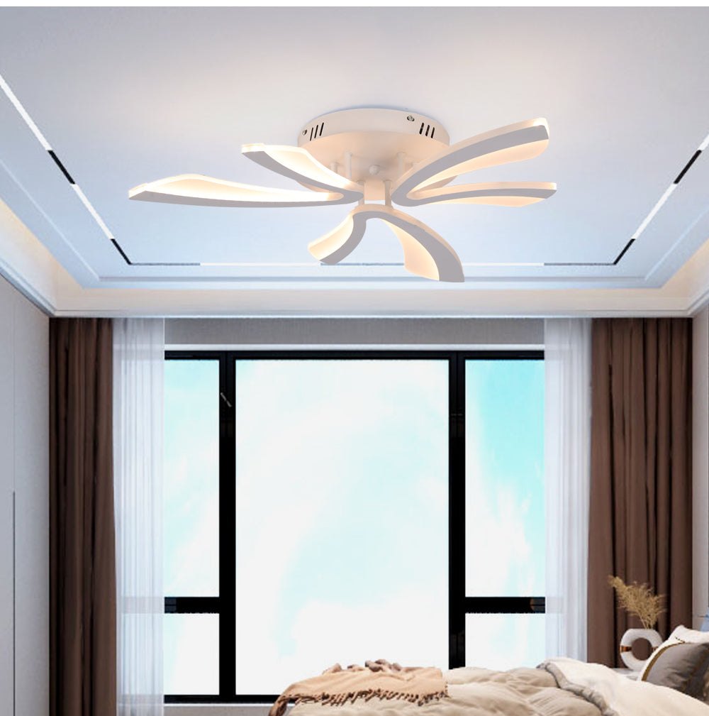 Modern Led Ceiling Light Fixture Dimming Chandelier