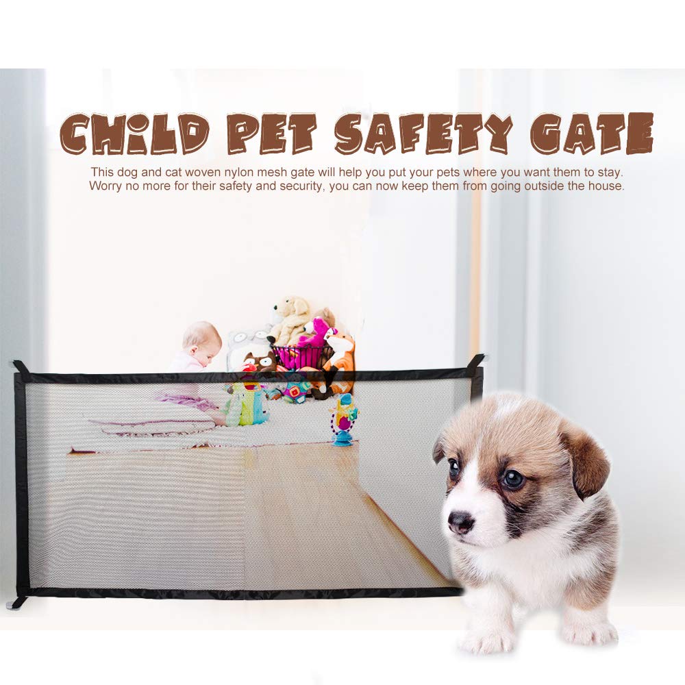 Indoor and Outdoor Mesh Dog Gate