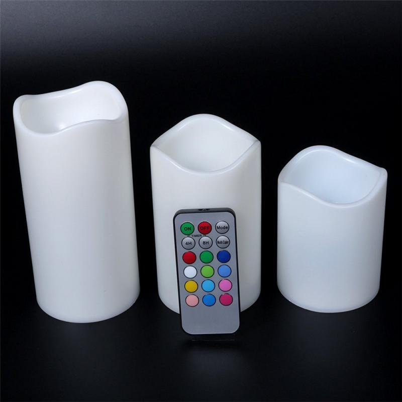 Remote Control LED Flameless Candle Set