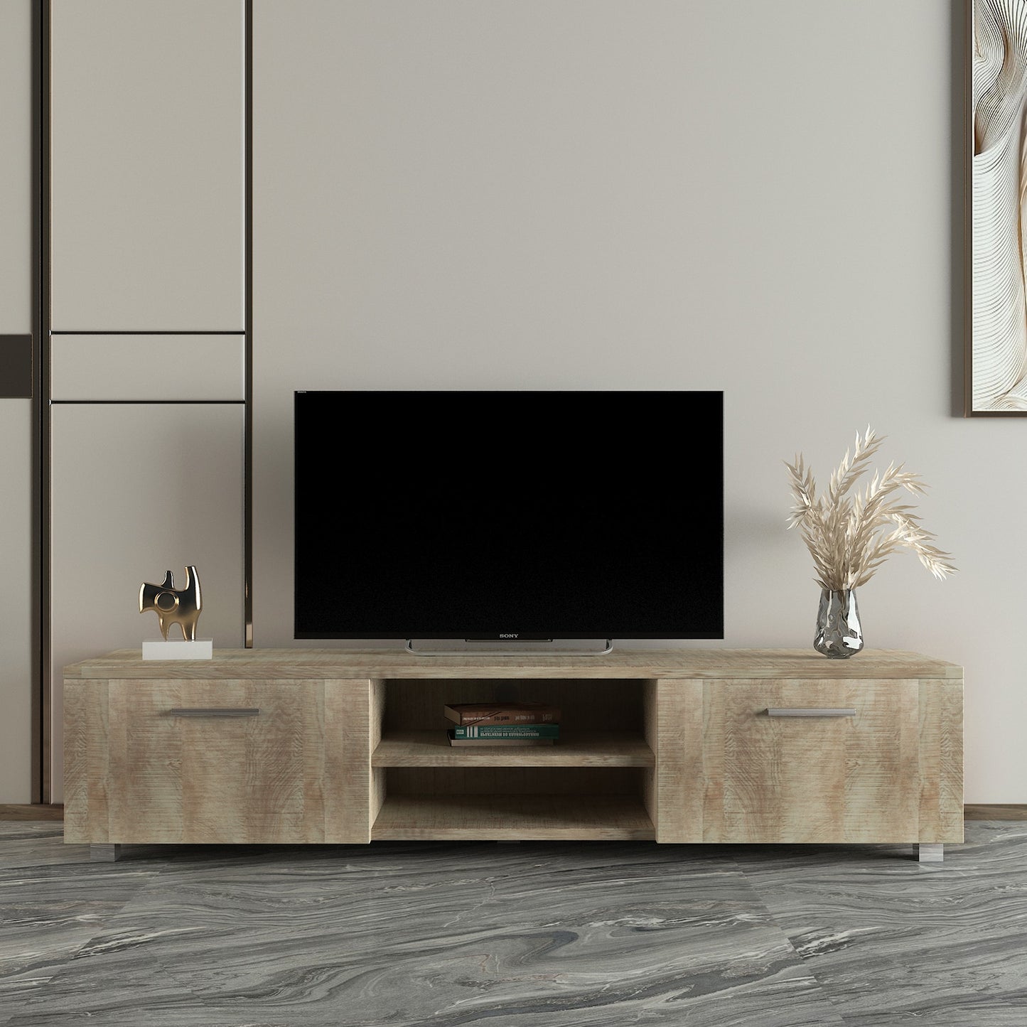 TV Stand with Storage Space 4 Colors