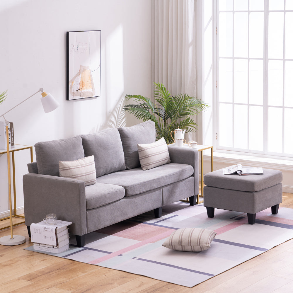 Modern Living Room Sofa Loveseat Chaise Combination