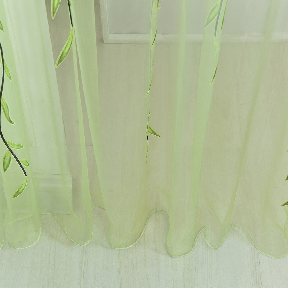 Colorful sheer Fashion Printed Curtains