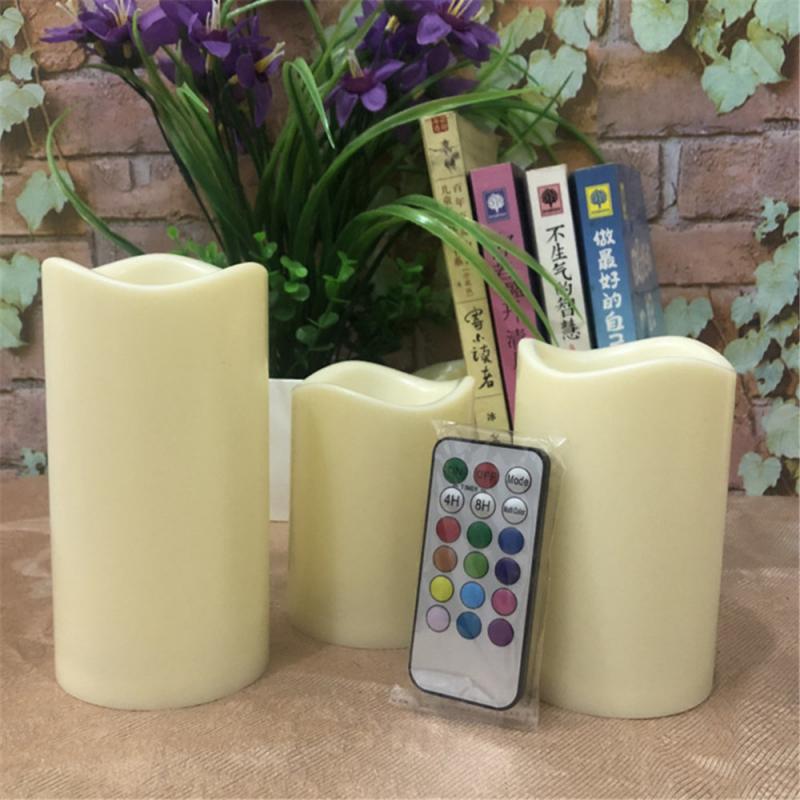 Remote Control LED Flameless Candle Set