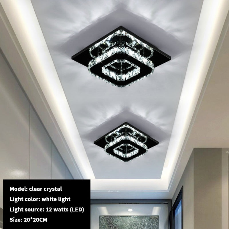 Modern Decorative Crystals Ceiling Light Fixture