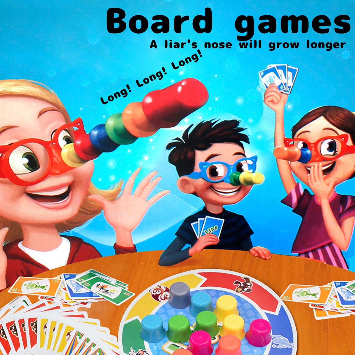 Family Fun Fibber Board Game Set