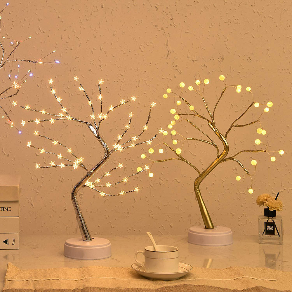 Artificial LED Lighted Bonsai Tree