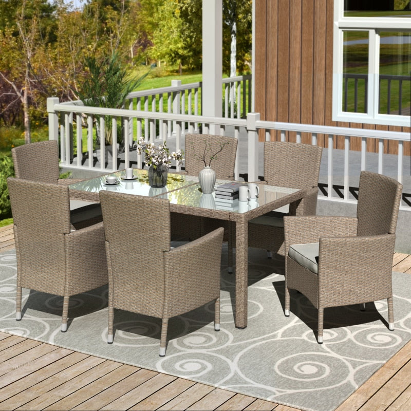 7 Piece Outdoor Dining Patio Set