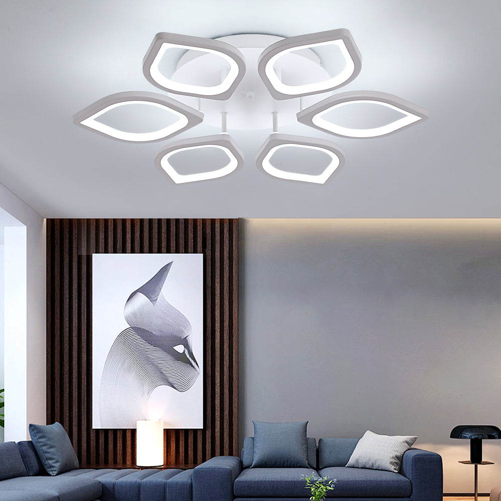 Modern Led Ceiling Light Fixture Dimming Chandelier