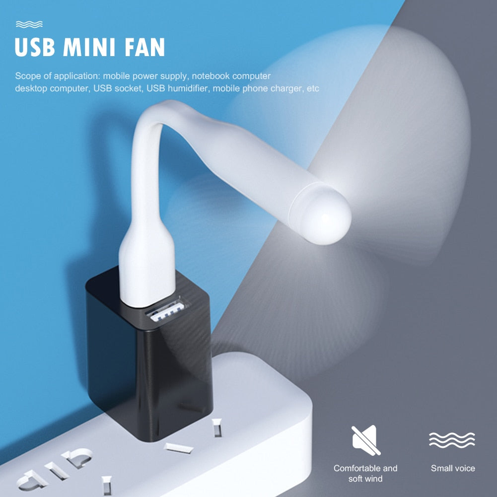 Bendable Usb Mini Bendable USB Fan – infosomuchgoodstuff