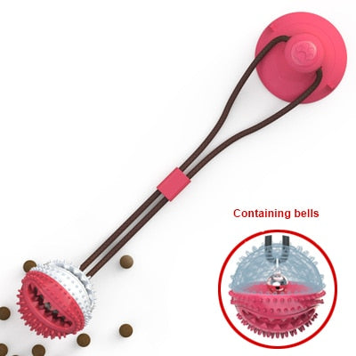 Silicon Ball Suction Cup Dog Toy