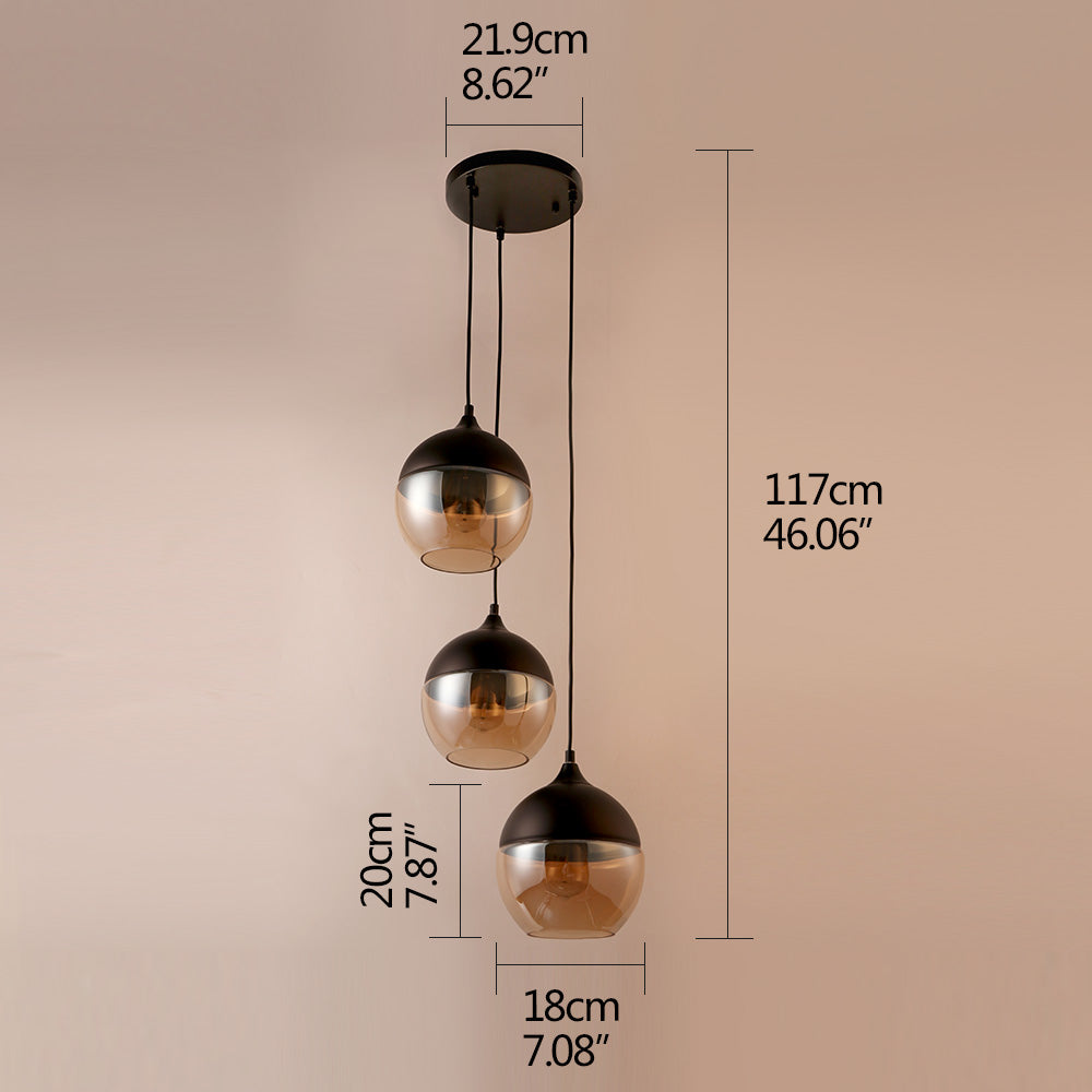 Modern hanging LED indoor lighting