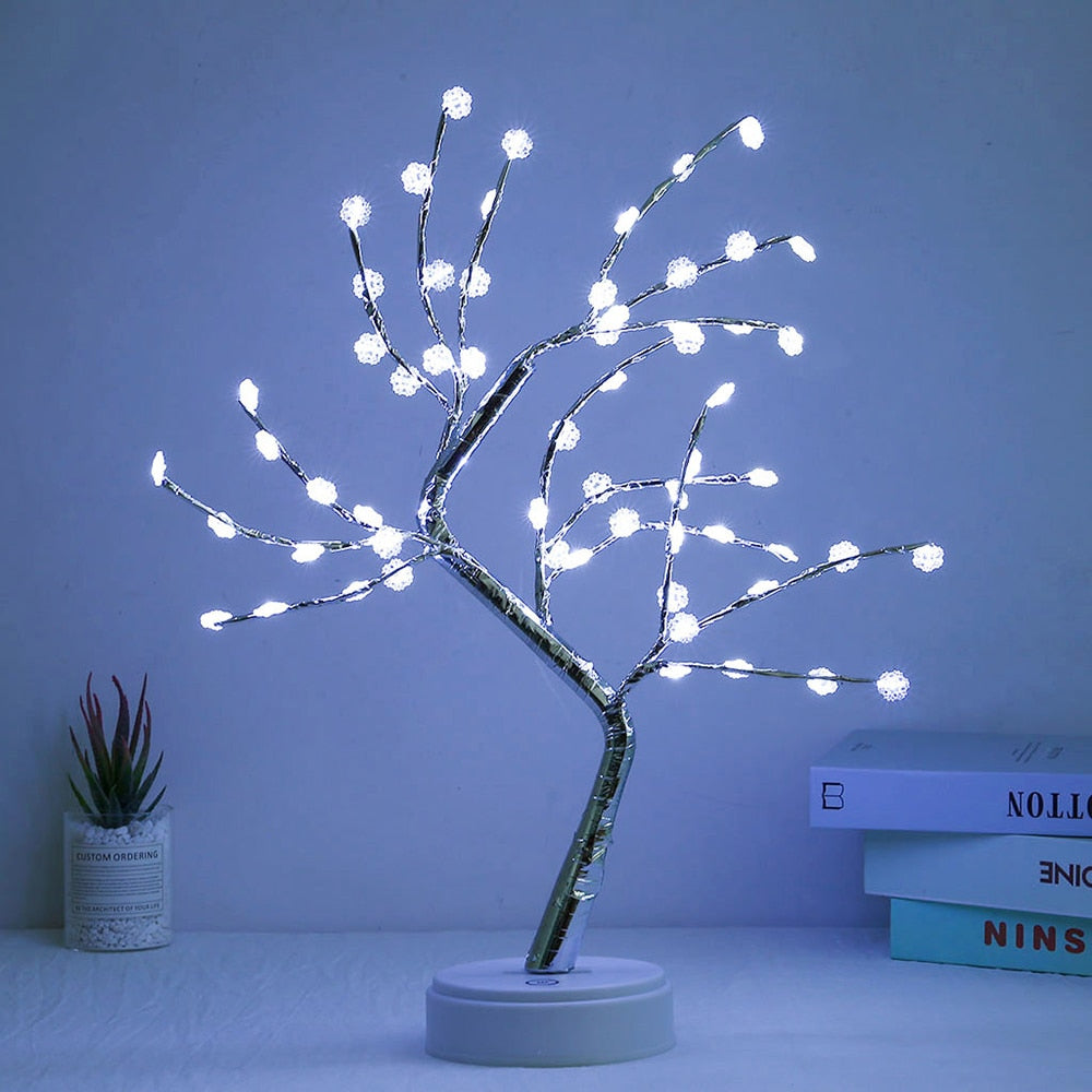 Artificial LED Lighted Bonsai Tree