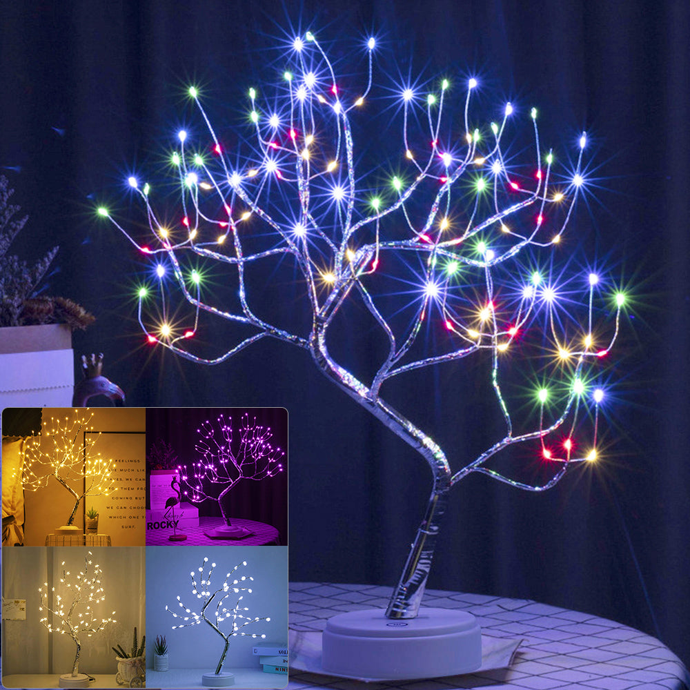 Artificial LED Lighted Bonsai Tree