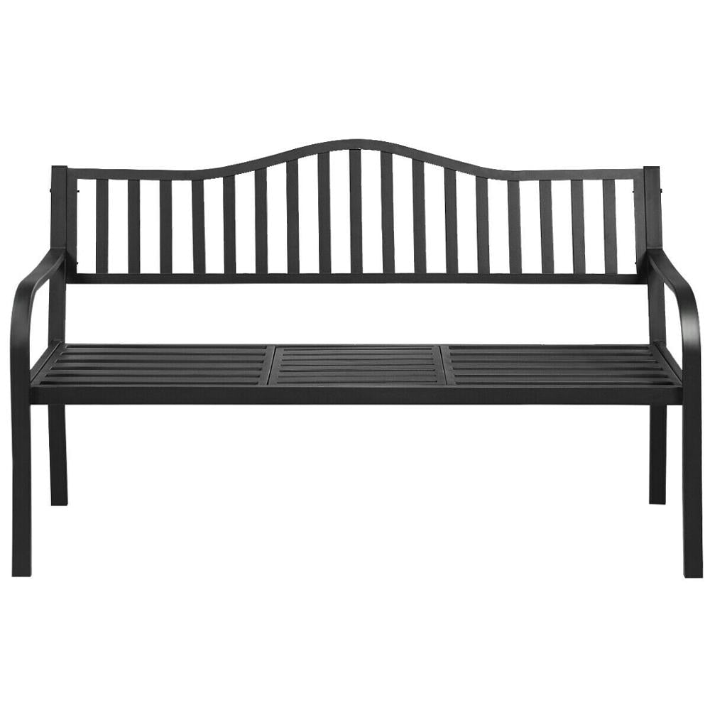 Patio Outdoor Garden Steel Bench Adjustable