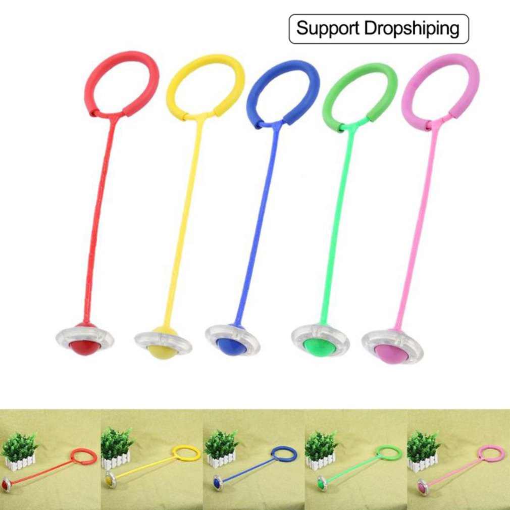 Kids LED Flash Jumping Rope Ball Toy