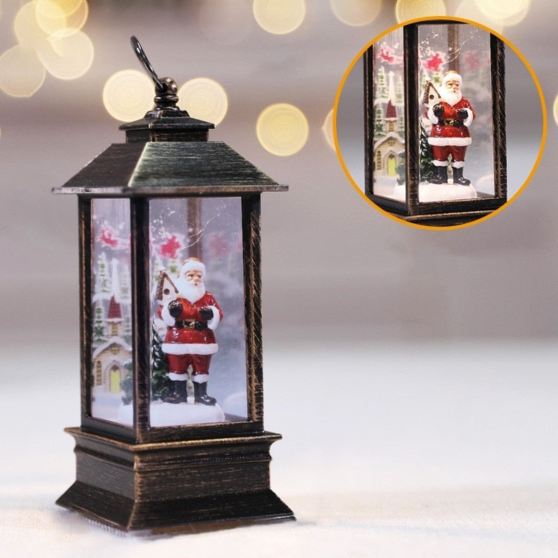 Christmas Led Candles Lantern