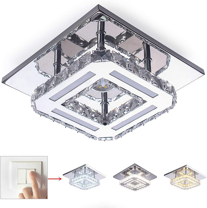 Modern Decorative Crystals Ceiling Light Fixture